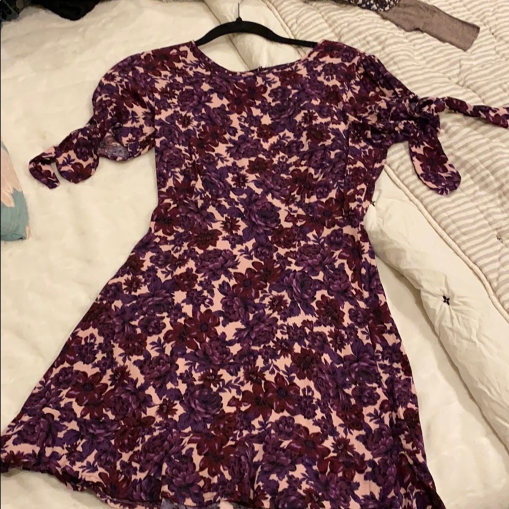 Purple/pink floral dress